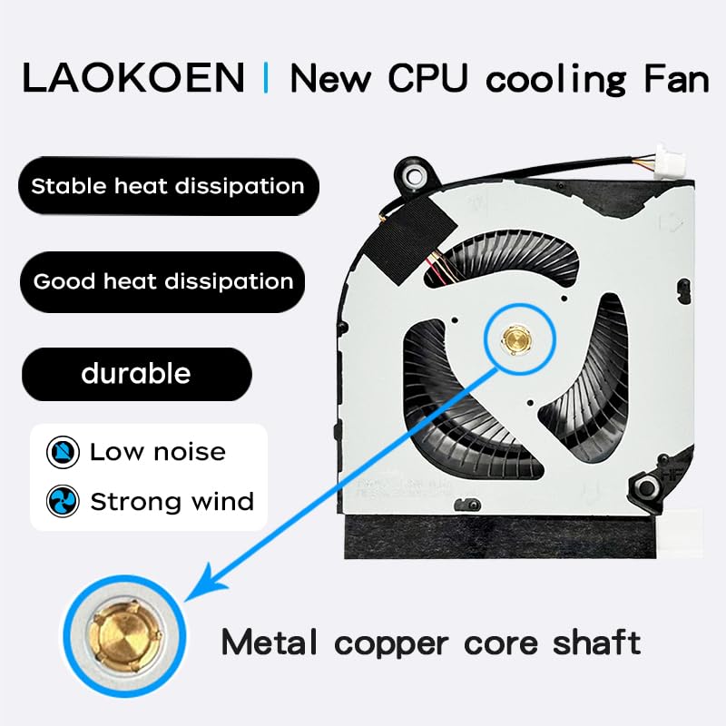 New Replacement Cooling Fans for Acer Nitro 5 (2020) N20C1 AN515-55 AN515-45 AN517-52 AN517-41 AN515-56 -57 AN515-57-55RY AN515-55-50V2 AN515-55-72ST AN515-55-75BM AN515-55-59TA AN515-45-R7WA Laptop