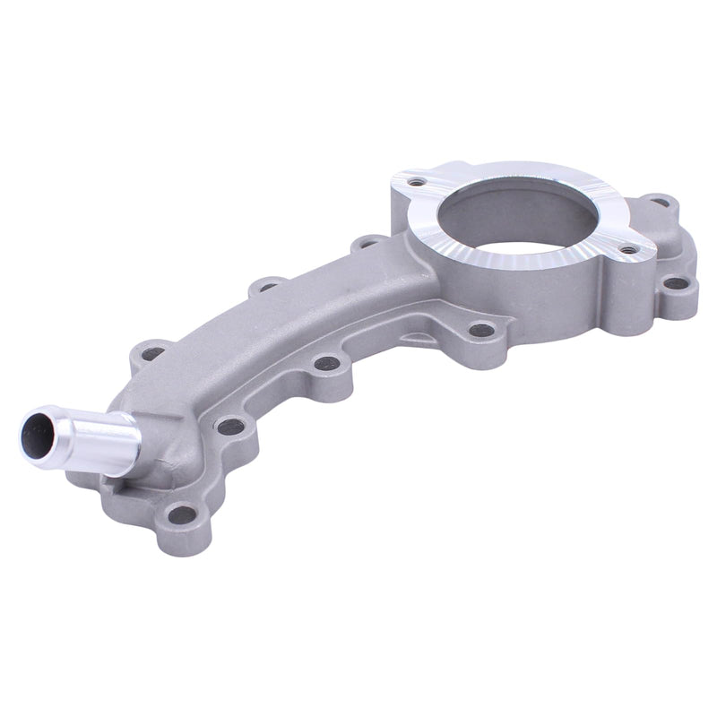 MOTOKU Upgrade Aluminum Thermostat Housing Crossover Coolant Water Outlet with Gasket for Chrysler 300 200 Town & Country Dodge Charger Challenger Durango Ram 1500 Jeep Grand Cherokee 3.6 V6