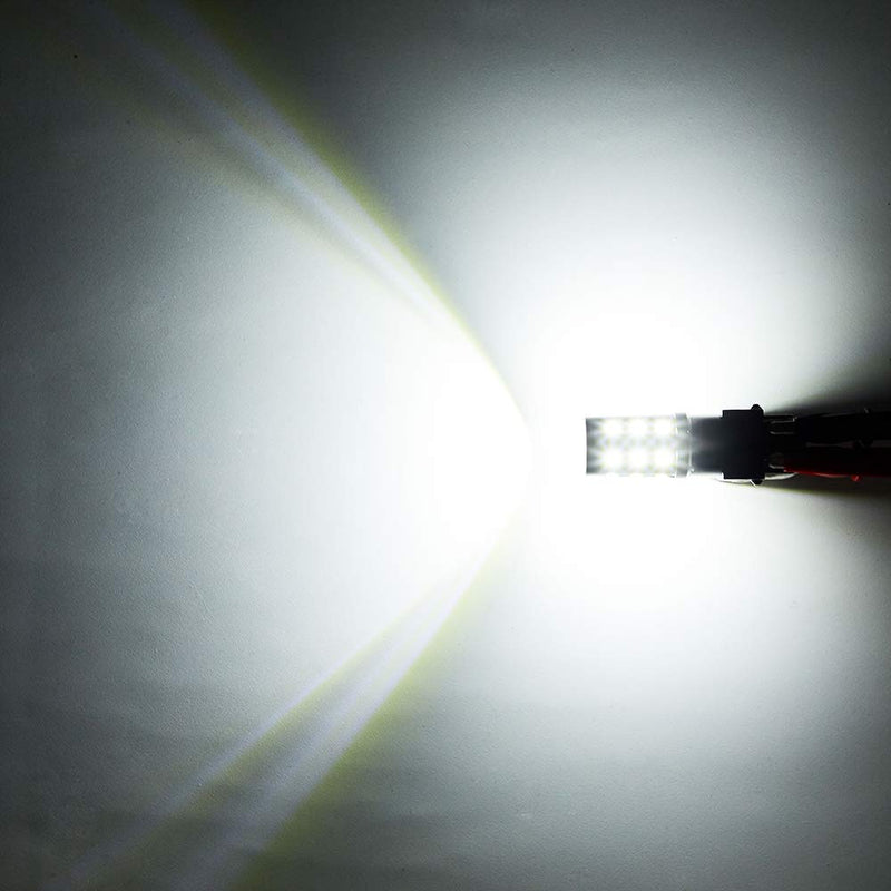 3157 3156 3057 3157A 4057 4157 LED Bulb White, Super Bright 1200 Lumens 24-SMD LED Replacement Lamp for Car Backup Reverse Brake Tail Turn Signal Daytime Running Parking Lights (Pack of 8) Xenon White