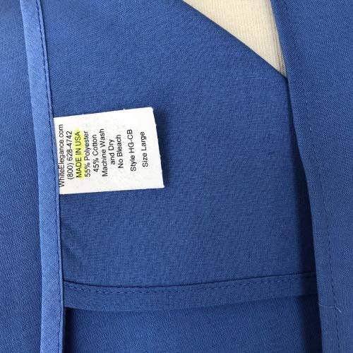 Avery Hill Medical PPE Reusable Isolation Gown Level 1 for Dentists, Hygienists, Doctors, Nurses and Medical Personnel - Blue - Medium Medium (5'2" - 5'7" 110 - 160 lbs)