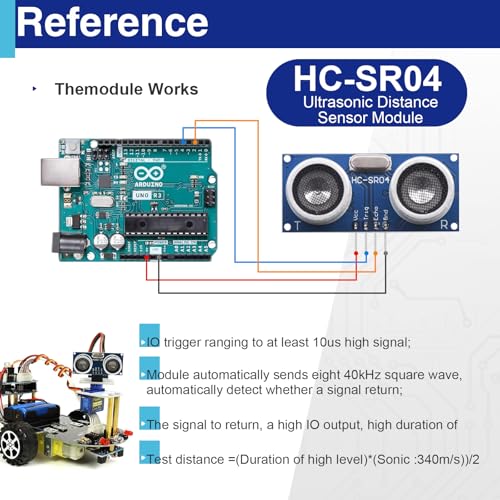 4PCS HC-SR04 Ultrasonic Distance Sensor Modules with Brackets