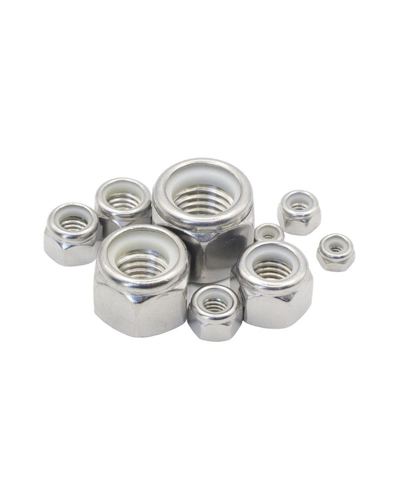 3/4-10 Locknuts - IMScrews 304 Stainless Steel Hardware Locknuts - Durable and Rust-Resistant Fasteners for Home Repairs and Professional Projects Pack of 10 3/4"-10