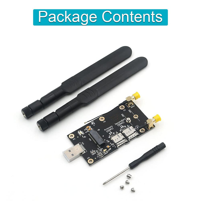 NGFF(M.2) to USB 3.0 Adapter with Dual Nano SIM Card Slot