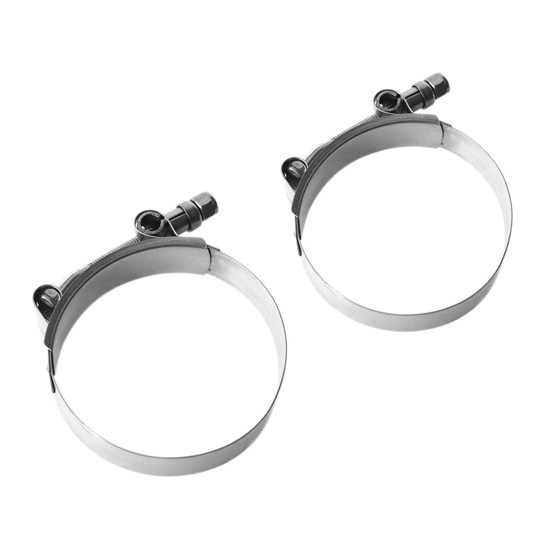 T Bolt Hose Clamp 2 1/2 Inch, MinerGuy Stainless Steel, Working Range 70mm-78mm for 2.5" Hose ID, Turbo Intake Intercooler Clamp, 4 Pack 2.5" Clamp Range 70mm-78mm (2.75"-3.07")
