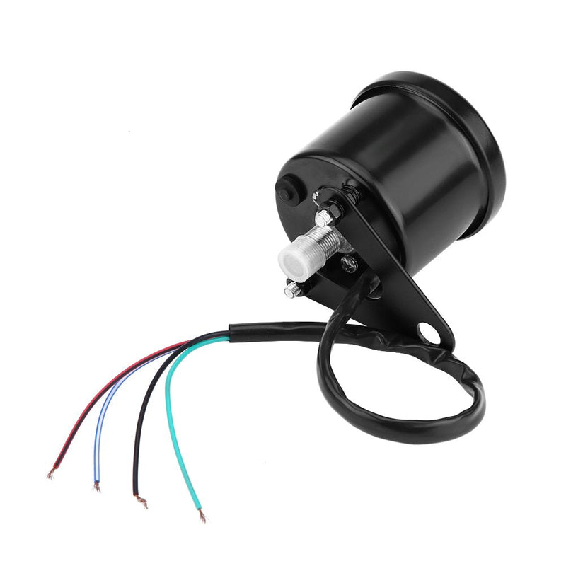Tbest Universal Motorcycle LED Digital Speedometer Tachometer Speed Gauge Oil Level Meter