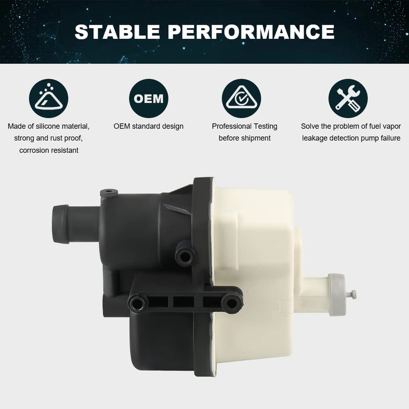 WATERWICH Fuel Vapor Leak Detection Pump Compatible with BMW 328i 550i 530i 525i 528i Replacement for 0261222018 16137193479 310-601 16136764191 16136752551