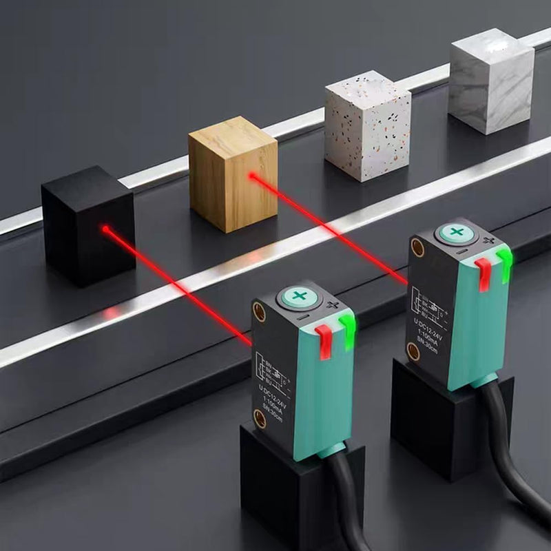 BGSX-LS61 Photoelectric Sensors, Background Suppression Diffuse Photoelectric Switch, Not Affected by Object Color(NPN Output) BGSX-LS61(NPN) Industry