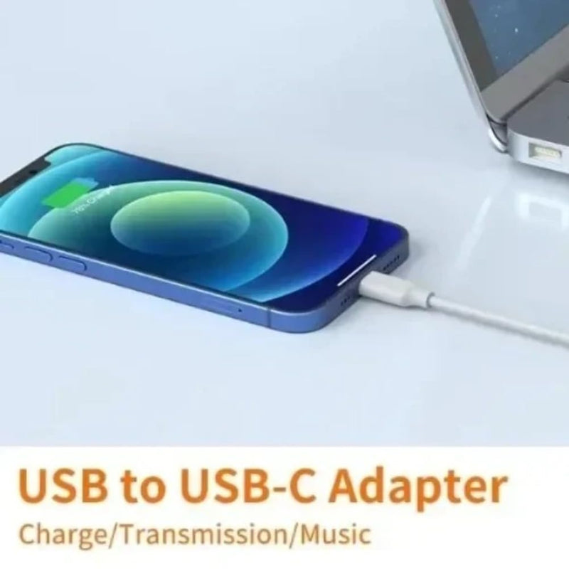 USB C Female to USB Male Adapter Type C to USB A Charger Cable Converter,Compatible with iPhone Samsung Galaxy Pixel (Silver) Silver