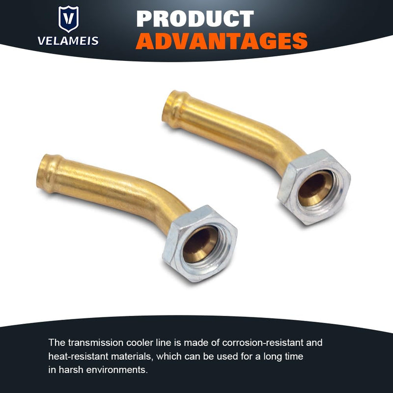 Engine Coolant Radiator Line Quick Connector for Honda Accord 2.4L 3.0L 2003-2007 Transmission Cooler Oil Tube Connector (0008)