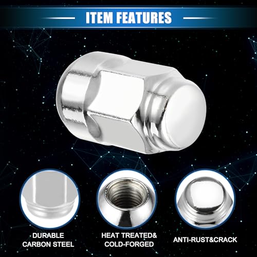 10 Pcs Wheel Lug Nuts Compatible for Honda CR-V for Honda Civic 10