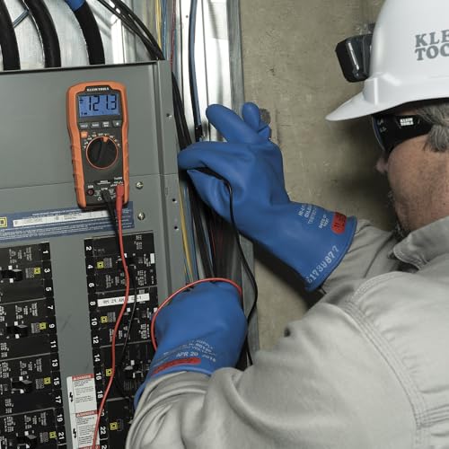 Klein Tools MM420 Digital Multimeter, Auto-Ranging TRMS Multimeter, 600V AC/DC Voltage, 10A AC/DC Current, 50 MOhms Resistance