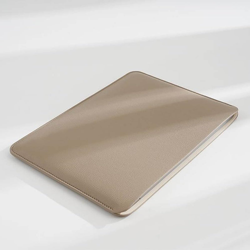 Laptop Sleeve Case, Ultra Thin PU Laptop Bag for 12-14.2 Inch Laptops, Portable Slim Cover for MacBook Pro Air Surface Dell(13.6-14.2 inch,Yellow) Yellow 13.6-14.2 inch