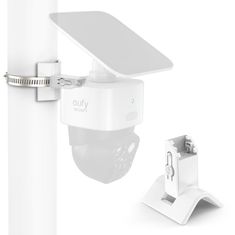 Camera Mount Pipe Mounting Bracket for Eufy SoloCam S340 Solar-Powered Outdoor Security Camera