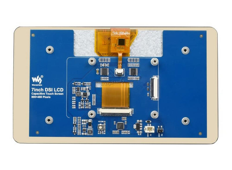 7inch for Raspberry Pi DSI LCD Capacitive Touch Display Screen 800×480 7inch DSI Interface for Raspberry Pi 5 4 3 2 Model B B+ A+ Raspbian Retropie Ubuntu Driver Free and CM4/3+/ 3 @XYGStudy