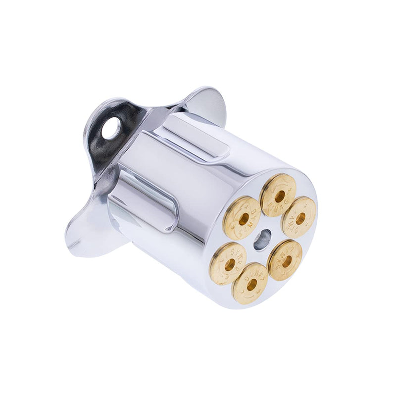United Pacific 70106 Heavy Duty Aluminum Gun Cylinder Steering Wheel Spinner for Trucks & Heavy Equipment, Reduce Effort & Fatigue - ONE Wheel Spinner