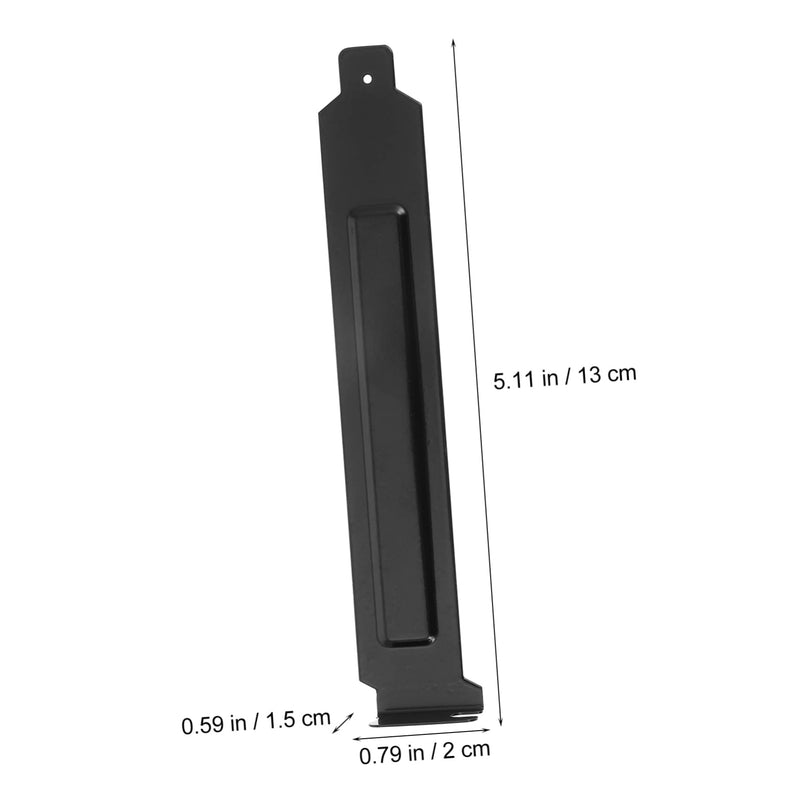 20Pcs Black Stainless Steel Pci Slot Covers, Desktop Pc Case Blanking Plates for Dust Prevention and Ventilation 13X2X1.5CM