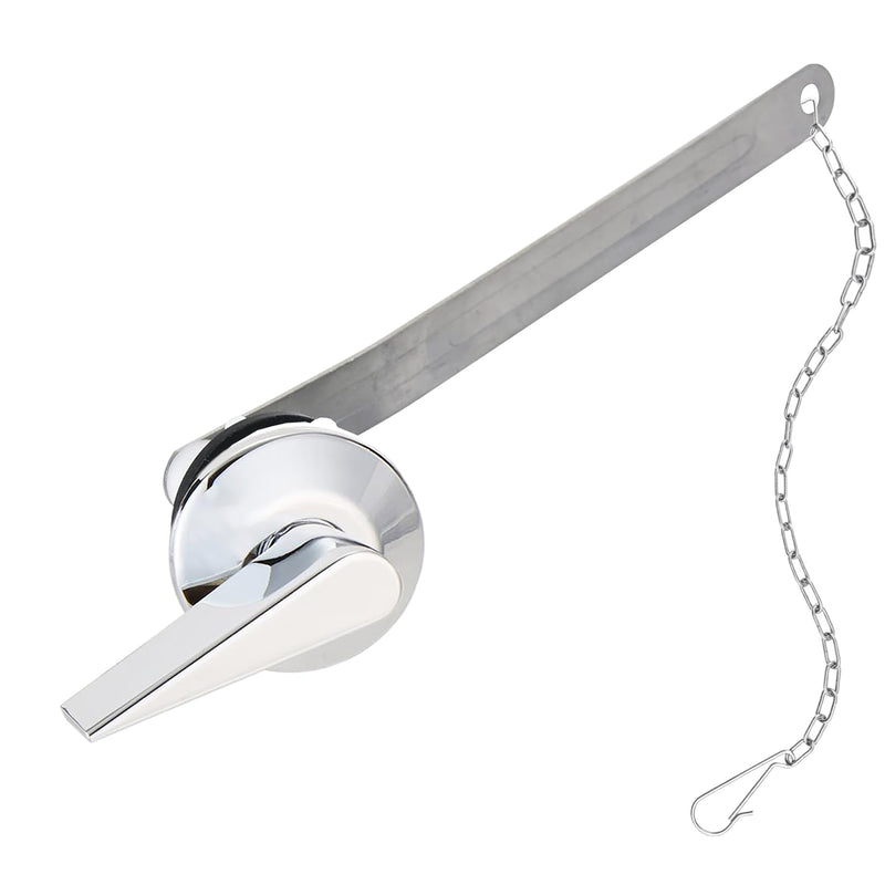 Front Mount Toilet Handle Replacement Kit Compatible with Kohler Memoirs Toilet, Universal Toilet Tank Flusher Lever with Stainless Steel Flapper Chains, Polish Chrome Front Mount