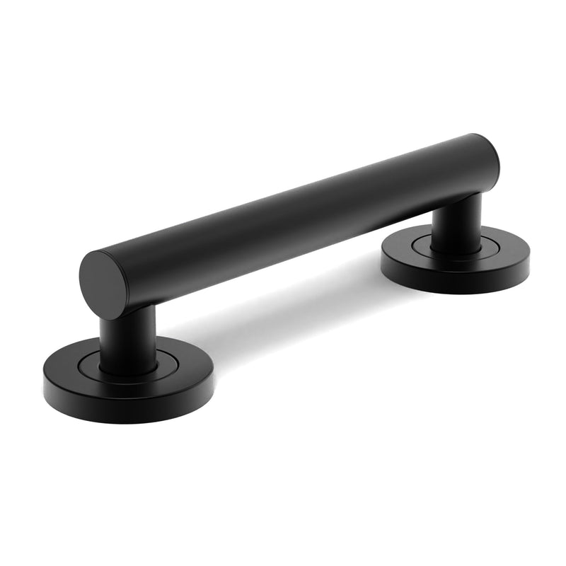 Bath, Shower and Toilet Safety Grab Bar for Seniors and Handicaps, ADA Compliant Mobility Aid Balance Assist Handle, Stainless Steel 9 Inch Matte Black