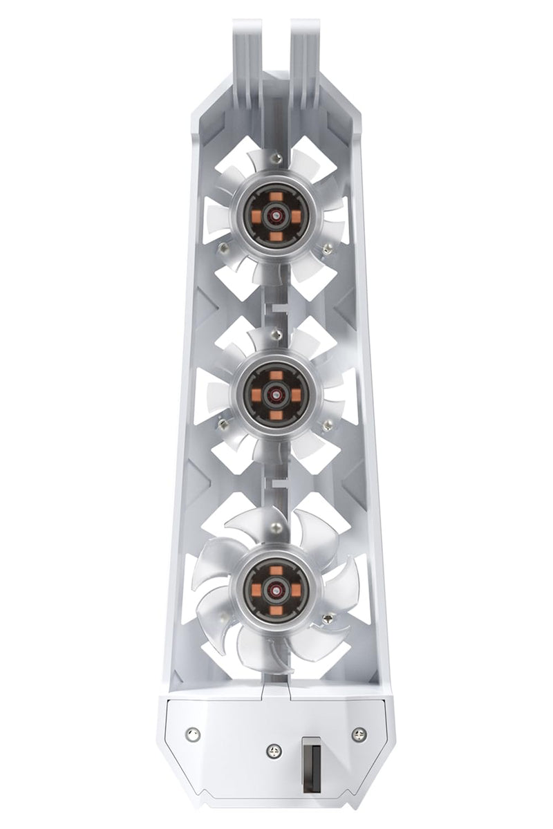 PS5 Cooling Fan (Not for Slim/Pro) High-Efficiency Cooler with USB3.0 | Cooling Fan for PS5, PS5 Accessories with Quiet Cooler Fan, Air Balance Blade, Blue Led Light Light Gray