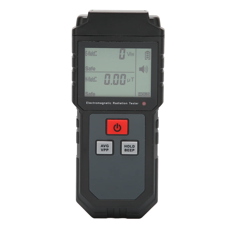 Hozee Geiger Counter, Nuclear Radiation Detector, Electromagnetic Field Personal Radioactive Portable Dosimeter, EMF Meter with LCD Display for Home 1V/M‑1999V/M