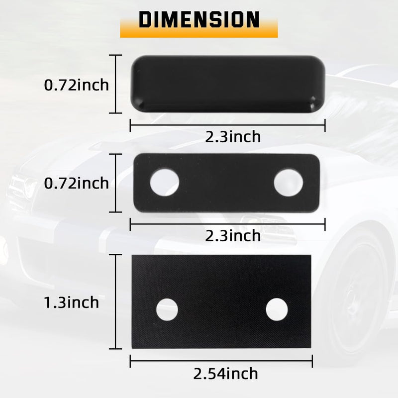 Nut Plates Hinge Repair Kit for Snugtop Camper Shell All Glass Rear Doors
