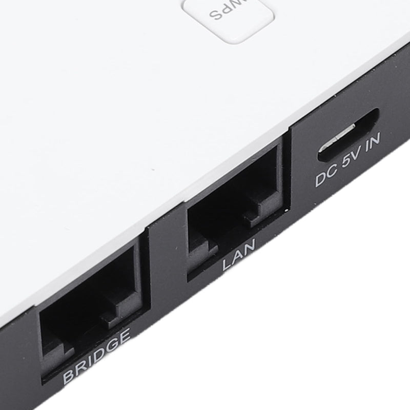 Wireless Print Server with 4 USB Sharing, Multi Mode (Wired / 2.4G WiFi/Standalone), Easy Setup, 100Mbps LAN, Plug and Play for & (White) white
