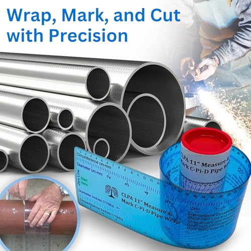11" Diameter Pipe Wrap Around Marking Tool 11 inches