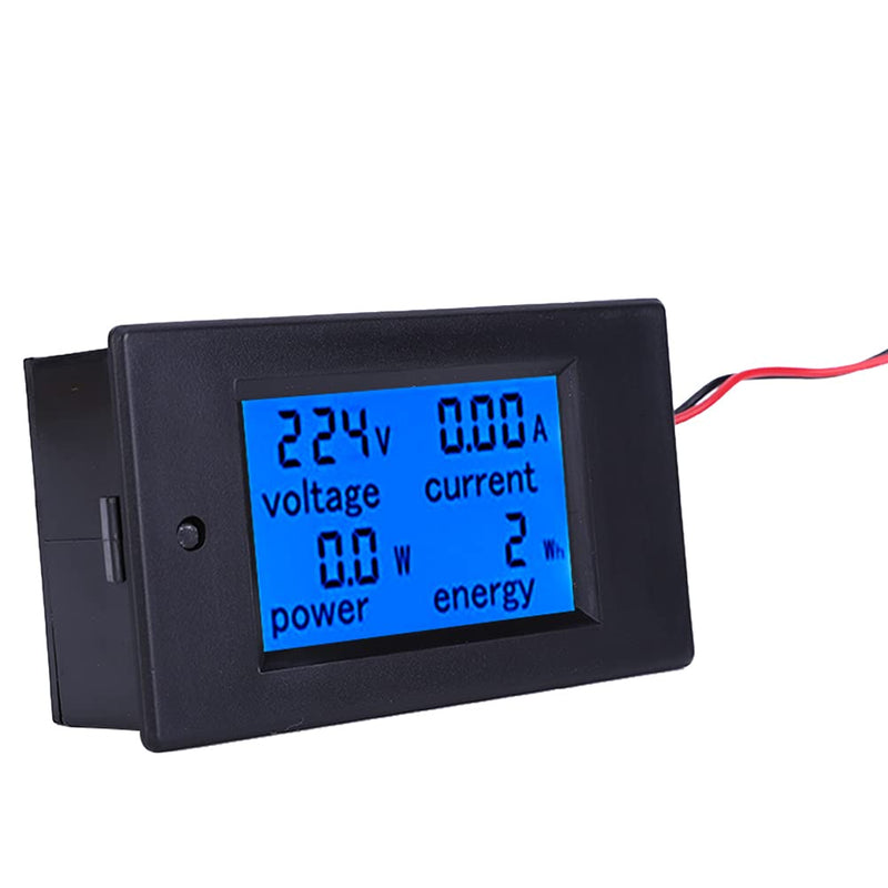Digital Multifunction Meter, AC 80-260V 100A AC Volt Amp Tester Voltmeter Ammeter Watt Meter, LED Display Digital Current Voltage Power Energy Meter with Overload Alarm Function