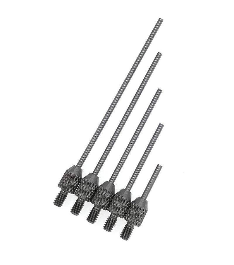 Needle Contact Point Sets for Dial Indicator Depth Gauge 4-48 UNF Thread Shank 1.5mm Diameter 10mm to 50mm Length A SET(Length 10/20/30/40/50mm)