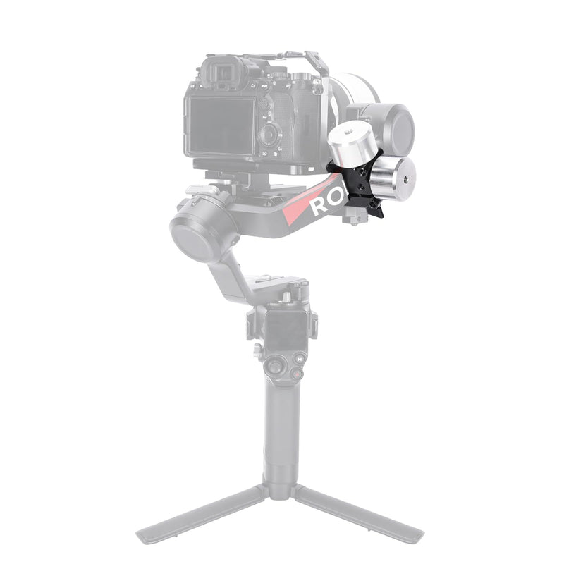 NICEYRIG Gimbal Counterweight Clamp Kit for DJI RS 2/3/3 Mini/ 4/4 Pro- 644 | with 200g Counter Weight, for Ronin S, Zhiyun Crane 2/3 Series