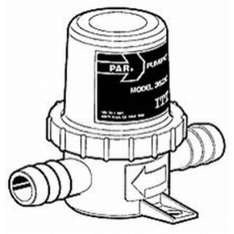 Jabsco Pumpgard in-Line Strainer 3/4 Hose - 40 Mesh