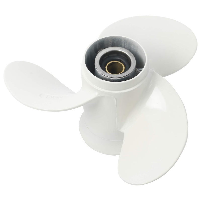 NovelBee Aluminum Alloy Boat Propeller for Yamaha 9.9-15 HP Outboard Motor (9 1/4x9-J)