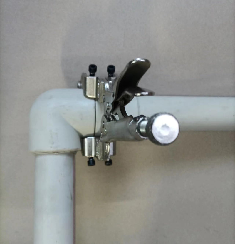 Locking C-Clamp Pipe and Tube Clamp with 4 Pads Vise Grip for Welding Woodworking 11'' Pipe Alignment Tools 2" to 3.5" Range Pipe Tube Welding Capacity Pipe Fit-Up Clamp Locking C-Clamp 11''