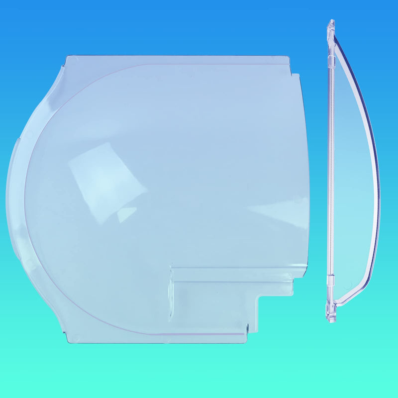 Clear Plexiglass 4812-01 Screen Door Bubble Style Slider & 4810-00 Stopper Complete Replacement Kit, Compatible with Dexter Right Hand Screen Door Bubble Style, Clear, Works with 4814-00 Holder