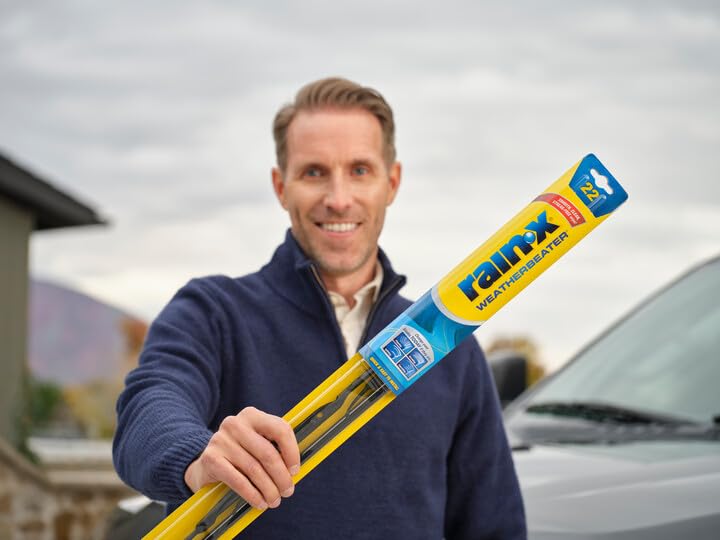 Rain-X 820149 WeatherBeater Wiper Blades, 22" Windshield Wipers (Pack of 2), Automotive Replacement Windshield Wiper Blades That Meet Or Exceed OEM Quality And Durability 22" and 22" Pack of 2
