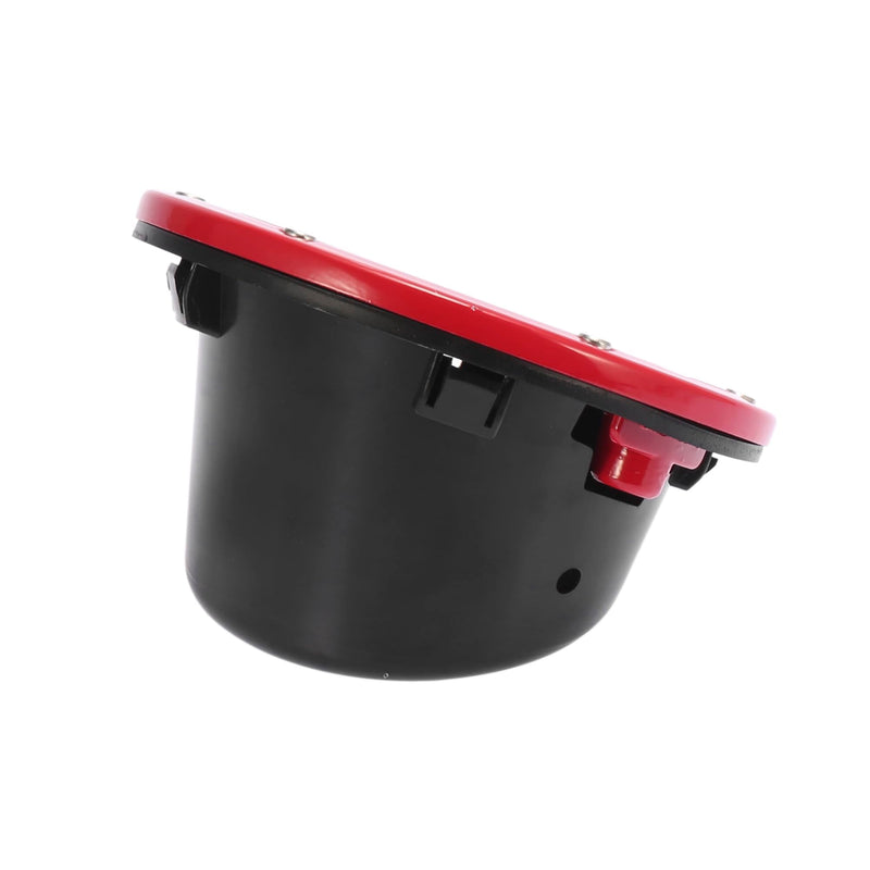 X AUTOHAUX Red Car Gas Fuel Filler Door Cover Fuel Tank Cap for Jeep Wrangler JK Unlimited 2007-2018