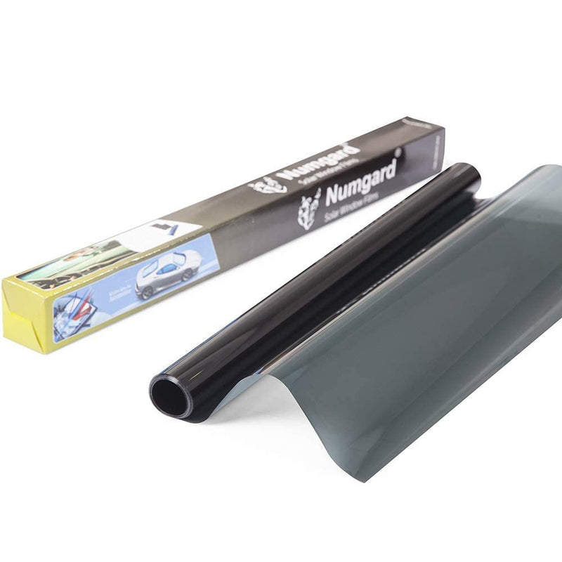 Car Window Tint Film for Auto Sun Shade Roll 20% VLT Black Universal Fit Width 20'' x Length 20 Ft Roll | Automotive Baby Protection Passenger Privacy Sunlight Heat UV Block and Scratch Resistant