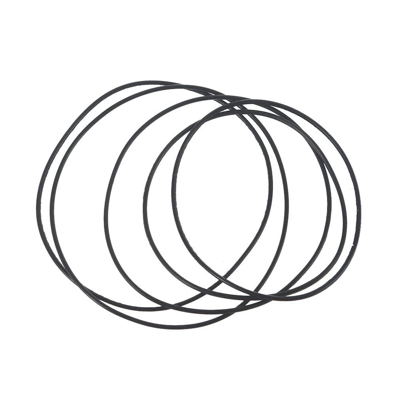 20PCS Nitrile O-Rings Rubber Gasket, 1mm Cross Section NBR Seal Ring Set, OD Range 25-80mm for Cassette Tape Recorder CD DVD Drive Repair