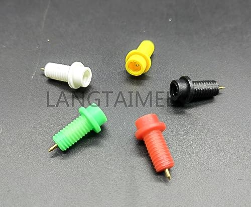 DIN 1.5 Female Socket, Screw Thread, Female Socket, Data Cable Socket, High Temperature Resistant Material, Data Processing Host Socket, 10 Pcs/Set