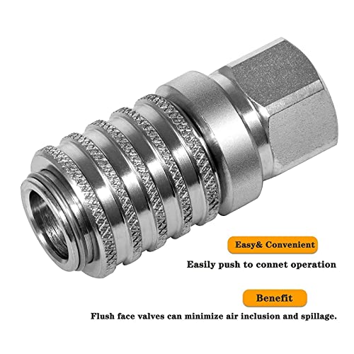 PD242 Series PD Steel Test Port and Diagnostic Equipment Quick Coupler