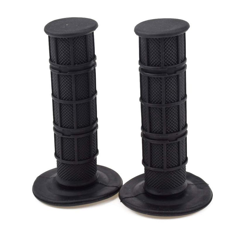 HIAORS 7/8" Motorcycle Hand Grips for CRF YZF WRF KXF KLX Pit Dirt Bike Motocross Motorcycle Offroad Dirt Bike Black