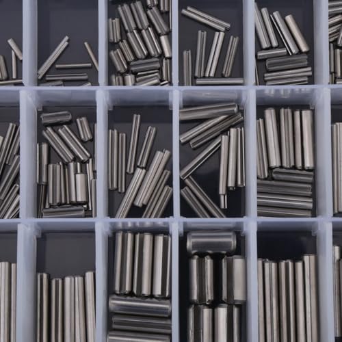 280Pcs Spring Tension Pins Set M1.5-M8 - 304 Stainless Steel Cotter Pins for Mechanical Fastening, Industrial Hardware Repair & Maintenance