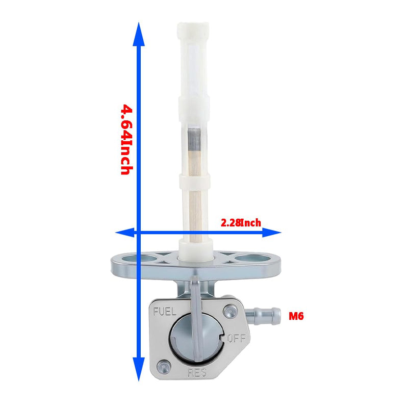 Motorcycle Fuel Petcock Gas Oil Fuel Filter Fit for Honda CRF 50 70 80 100 150 230F XR 200 250 350 400 500 600 650R Fuel Valve Tank Switch 16950-GEL-701 16950-GCF-671