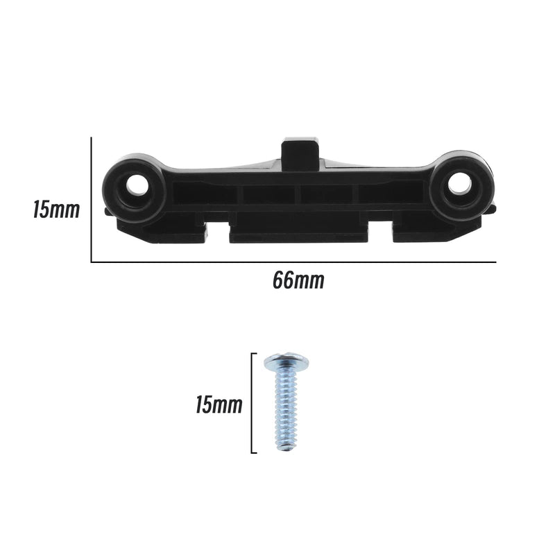 eMagTech 4PCS AM4 CPU Heatsink Bracket AMD CPU Fan Support Bracket Base with 8PCS Mounting Screws Computer Replacement Components Plastic Black