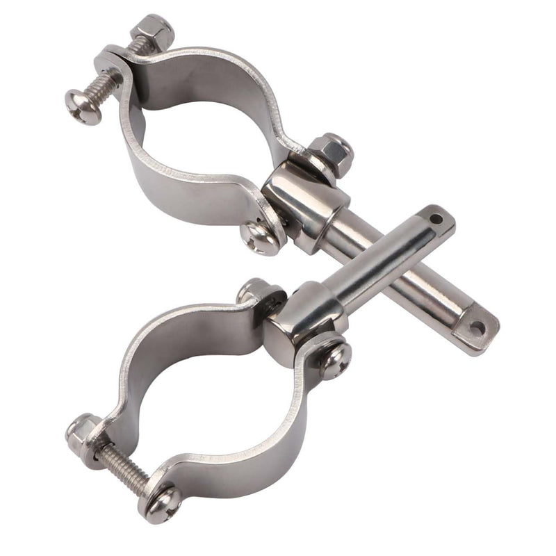 Boat Stainless Steel Rowlock Side Mount Line Oarlock Socket Marine Yacht (2 Per Pack)