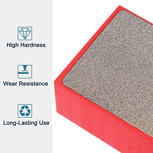 HARFINGTON 2Set(8pcs) Diamond Polishing Pad 60# 100# 200# 400# Grits