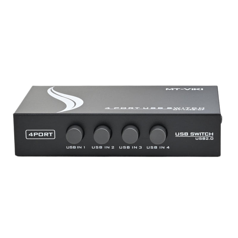 4 Port USB 2.0 Sharing Manual Switch Box Hub 4 PCS Share Switcher 1 USB Device for Printer Scanner Camera Keyboard (4 Port) 4 Port