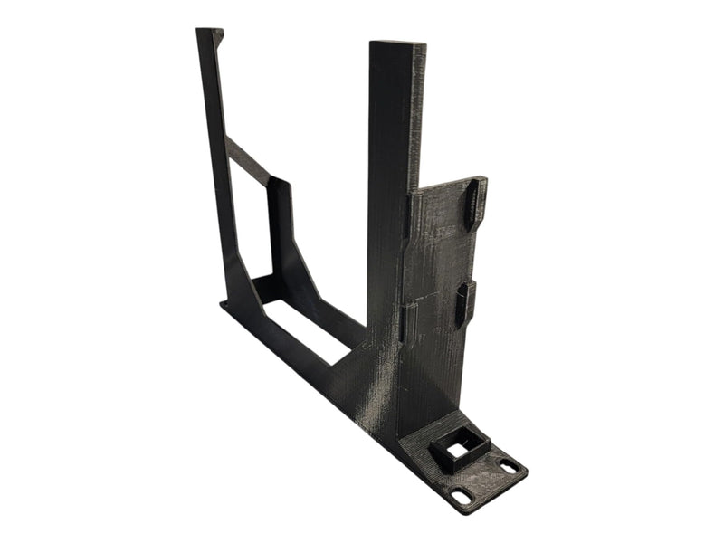 Generic 10 inch 1U Network Rack Mount for Dell OptiPlex Micro Form Factor Case, Front Access Network Connection (Black) Black