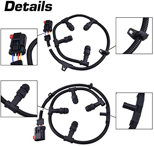 Michigan Motorsports Glow Plug Harness Fitment for Ford 6.0L Powerstroke Diesel Truck 6.0 F250 F350 2004 2005 2006 2007 2008 2009 2010 V8 Powerstroke, Super Duty Excursion E-350 E-450