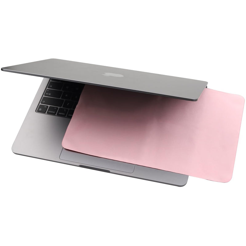 2 Pack Microfiber Liner Cleaning Cloth 13" with Screen Keyboard Imprint Protection for MacBook Pro/Air 13" 14" 2018-2024, Keyboard Protector Compatible MacBook Air 13 M3 M2 M1/MacBook Pro 14 M3 M2 M1